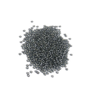 Bluish silvery grey seed beads - size 2 mm - weight 41 g