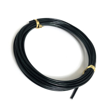 Black-coloured bendable metal wire - diametre 2 mm - length 4 metres
