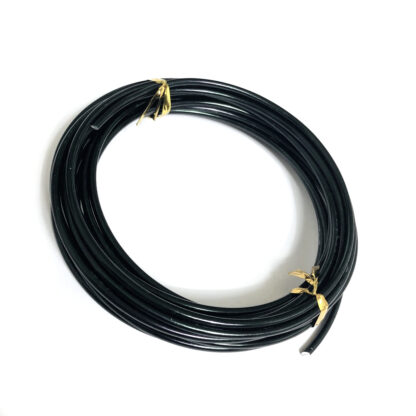 Black-coloured bendable metal wire - diametre 2.5 mm - length 4 metres