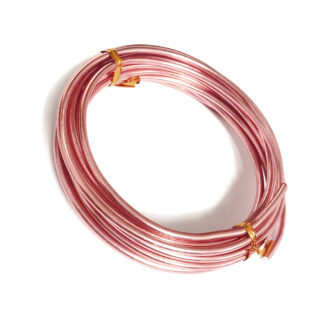 Copper-coloured bendable metal wire - diametre 3 mm - length 3 metres
