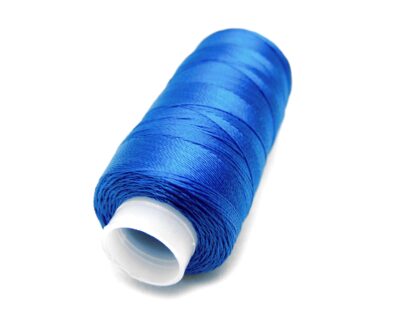 Blue embroidery thread by spool - size 150