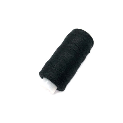 Black cotton sewing thread by spool - size 30