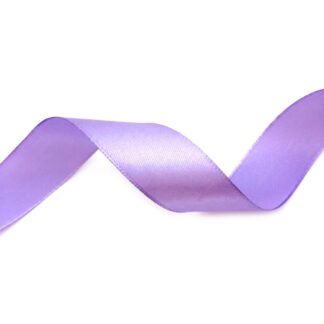 Violet satin ribbon by roll - width 25 mm - length 22.86 metres