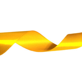 Brownish yellow satin ribbon by roll - width 40 mm - length 22.86 metres