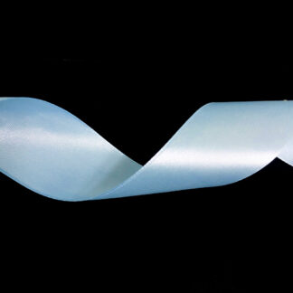 Light blue satin ribbon by metre - width 40 mm