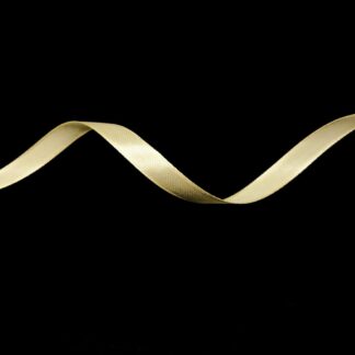 Reddish cream satin ribbon by roll - width 10 mm - length 22.86 metres
