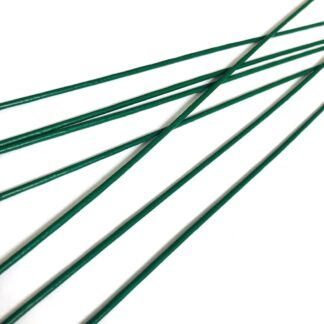 Green floral stems - length 40 cm - diametre 2.5 mm - 4 pieces