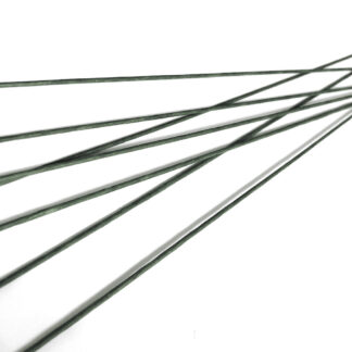 Green floral stems - length 60 cm - diametre 1.5 mm - 6 pieces