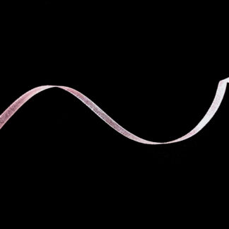 Light pink organza ribbon - width 4 mm - length 10 metres