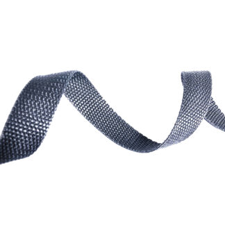 Grey webbing by metre - width 20 mm