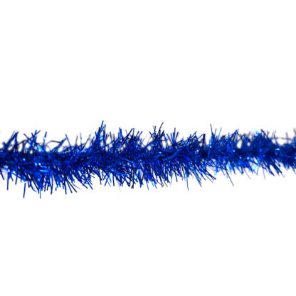 Glittery blue garland by metre - diametre 20 mm