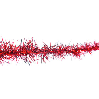 Glittery red garland by metre - diametre 20 mm