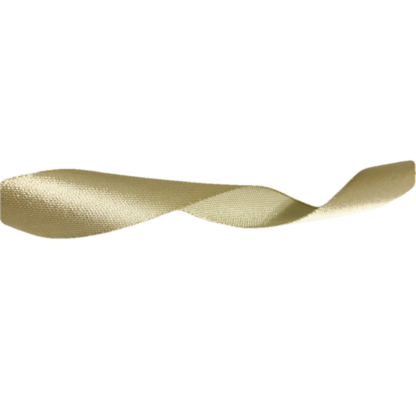 Shiny thick yellowish golden ribbon by metre - width 26 mm
