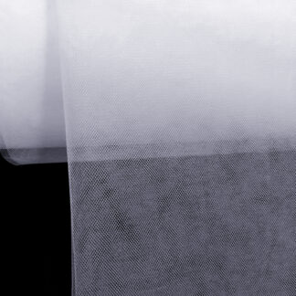 Stiff white net fabric by metre - width 160 cm