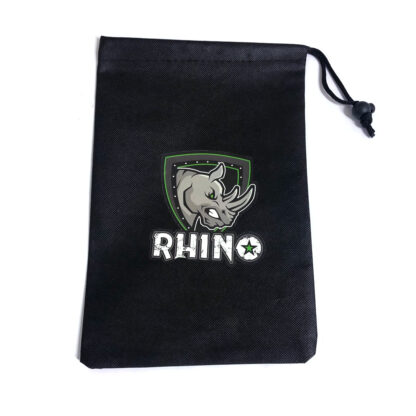 Non-woven black bag RHINO - size 190 x 290 mm