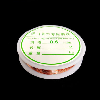 Copper-coloured wire - diametre 0.6 mm