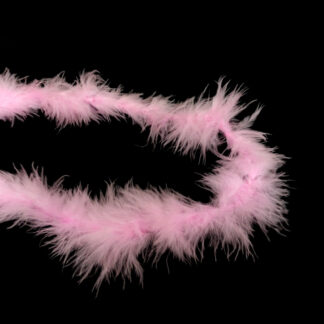 Light pink feather cord - diametre 50 mm - length 2 metres