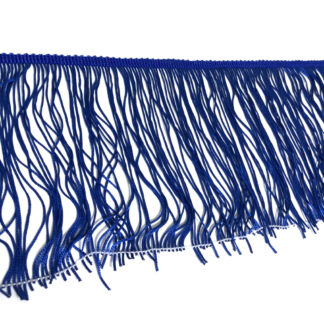 Royal blue fringe by metre - width 150 mm