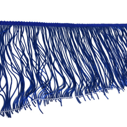 Royal blue fringe by metre - width 150 mm