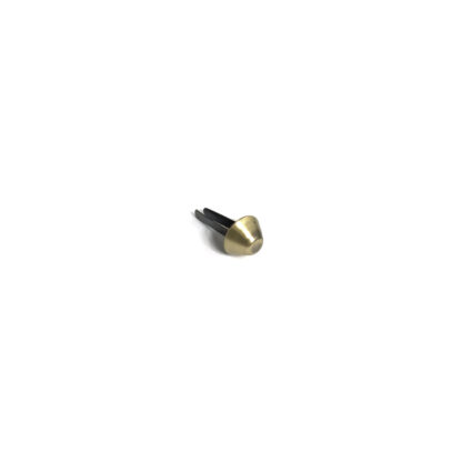 Cone-shaped brass metal studs - size 12 x 25 mm - 8 pieces
