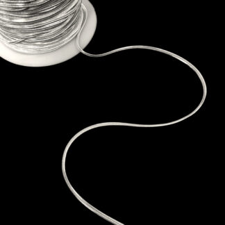 Silvery flat chain by metre - width 1.9 mm