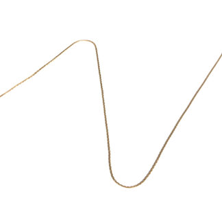 Golden metal chain by metre - diametre 6 mm