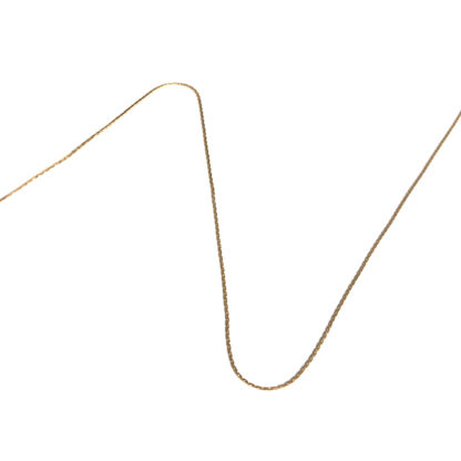 Golden metal chain by metre - diametre 6 mm