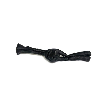 Black knot frog button closure - length 70 mm