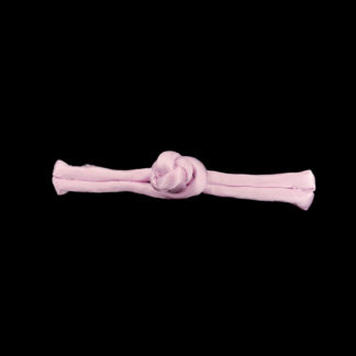 Light pink knot frog button closure - size 8 x 85 mm