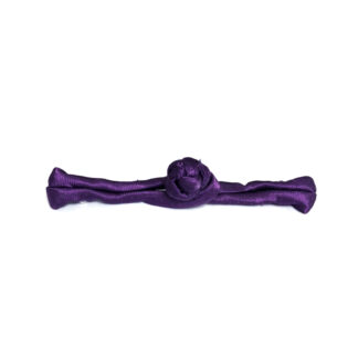 Purple knot frog button closure - size 10 x 100 mm