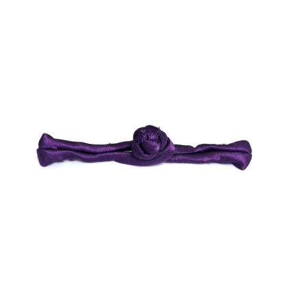 Purple knot frog button closure - size 10 x 100 mm