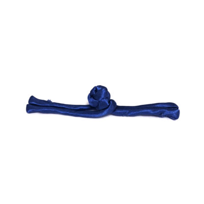 Blue knot frog button closure - length 85 mm