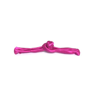 Pink knot frog button closure - length 85 mm