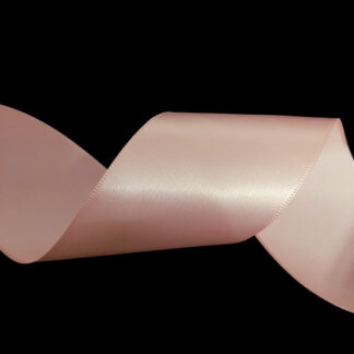 Light pinkish beige satin ribbon by metre - width 50 mm