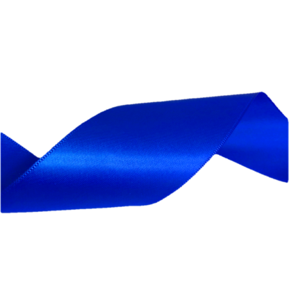 Royal blue satin ribbon by metre - width 15 mm