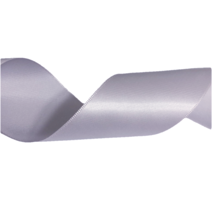 Light grey satin ribbon by metre - width 15 mm
