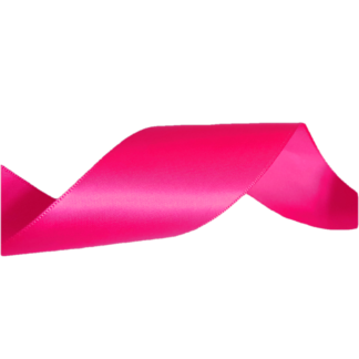 Pink satin ribbon by metre - width 10 mm