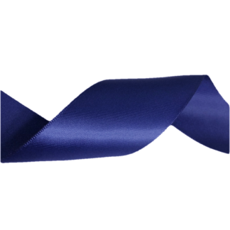 Navy blue satin ribbon by metre - width 25 mm