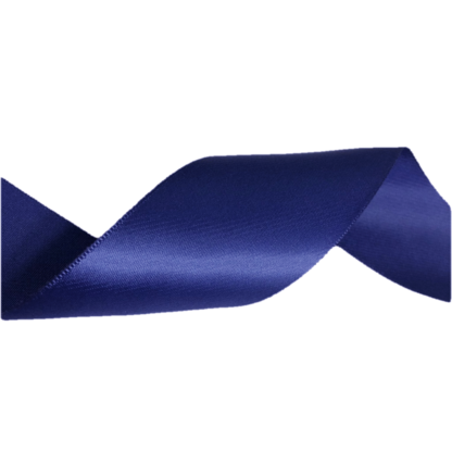 Navy blue satin ribbon by metre - width 25 mm