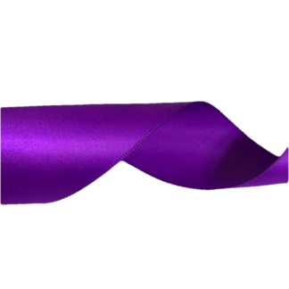 Purple satin ribbon by metre - width 25 mm
