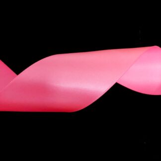 Light pink satin ribbon by metre - width 25 mm