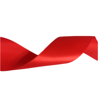 Red satin ribbon by metre - width 10 mm