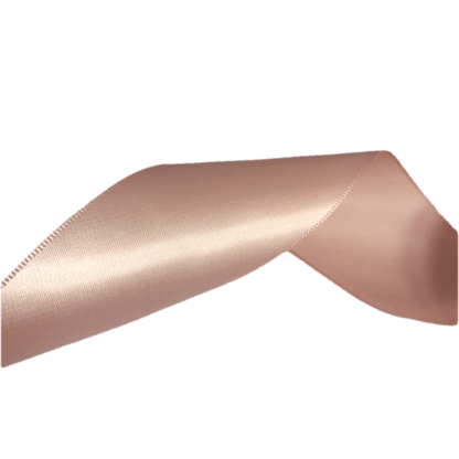 Beige satin ribbon by metre - width 50 mm