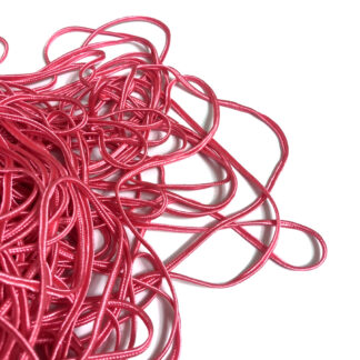 Reddish pink soutache braid by metre - width 3 mm