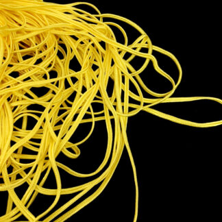 Yellow soutache braid by metre - width 3 mm