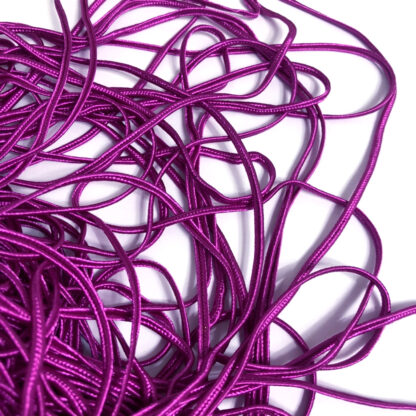 Bluish pink soutache braid by metre - width 3 mm