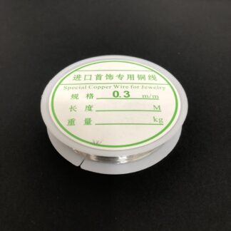 Silvery-coloured metal wire by roll - diametre 0.3 mm