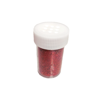 Red glitter powder - net weight 15 g