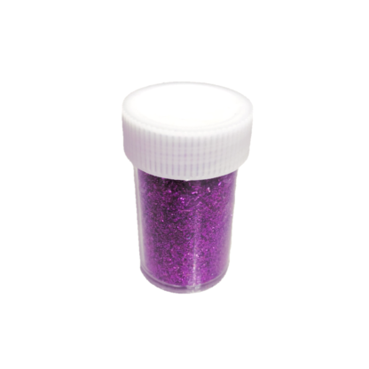 Bluish pink glitter powder - net weight 15 g