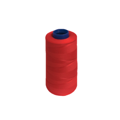 Yellowish red stretch thread by cone - size 100 D/2